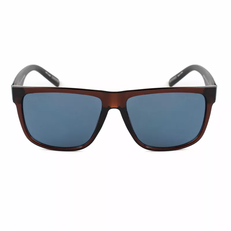 GUESS MAN Akiniai GO00058-6145V Kvadratinis Rėmas Blizganti Juoda Dūminiai Stiklai 61mm