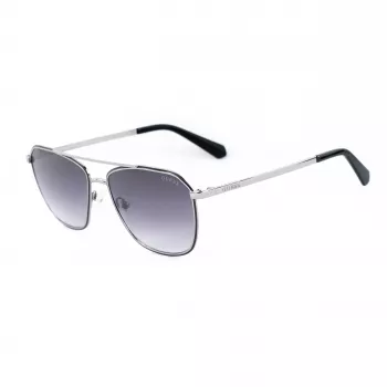 GUESS MAN Akiniai GU00147-5605B Juodas Stačiakampis Acetato Rėmas Pilki Polikarbonato Lęšiai 56/16/145 mm UV400