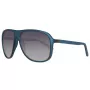 GUESS MAN Akiniai nuo saulės GU6876-5991B Stačiakampis Juodas Rėmas Pilki Lęšiai 59mm