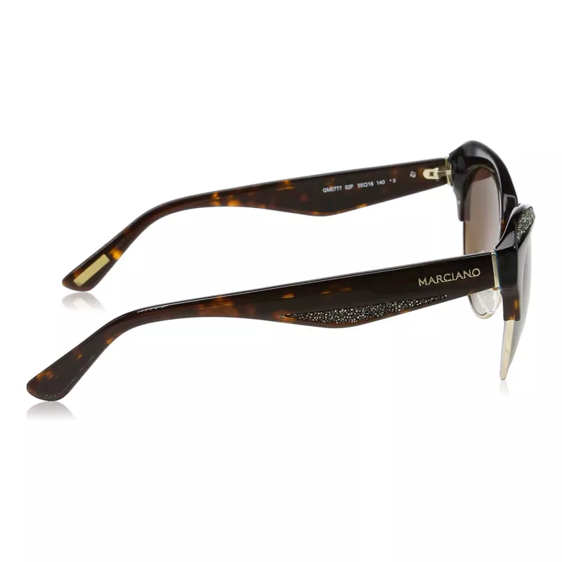 GUESS MARCIANO Moteriški „Cat Eye“ akiniai nuo saulės GM0777-5552F Havana Brown Gradient 55mm