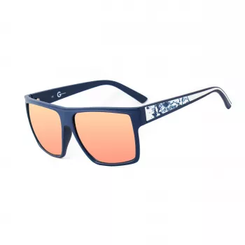 GUESS vyriški akiniai nuo saulės GGU2053MBL21F matinis juodas rėmas, dūminiai lęšiai 58mm