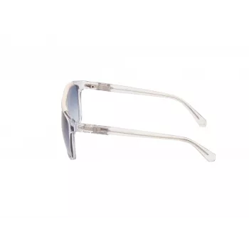 Vyriški GUESS akiniai nuo saulės GU00123-5826W – kvadratinis tamsaus havano rėmas, rudi gradientiniai lęšiai, 58/16/140 mm