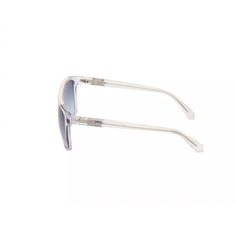 Vyriški GUESS akiniai nuo saulės GU00123-5826W – kvadratinis tamsaus havano rėmas, rudi gradientiniai lęšiai, 58/16/140 mm