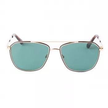Guess vyriški akiniai nuo saulės GU00147-5633N Havana Brown Square 56mm