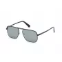 GUESS vyriški akiniai nuo saulės GU6939-5802Q juodas kvadratinis rėmas, dūminiai lęšiai, 58 mm