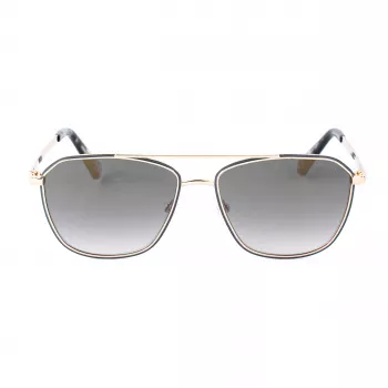 GUESS Akiniai GU00147-5633C Havana/Rudi Kvadratiniai Acetatiniai Vyriški