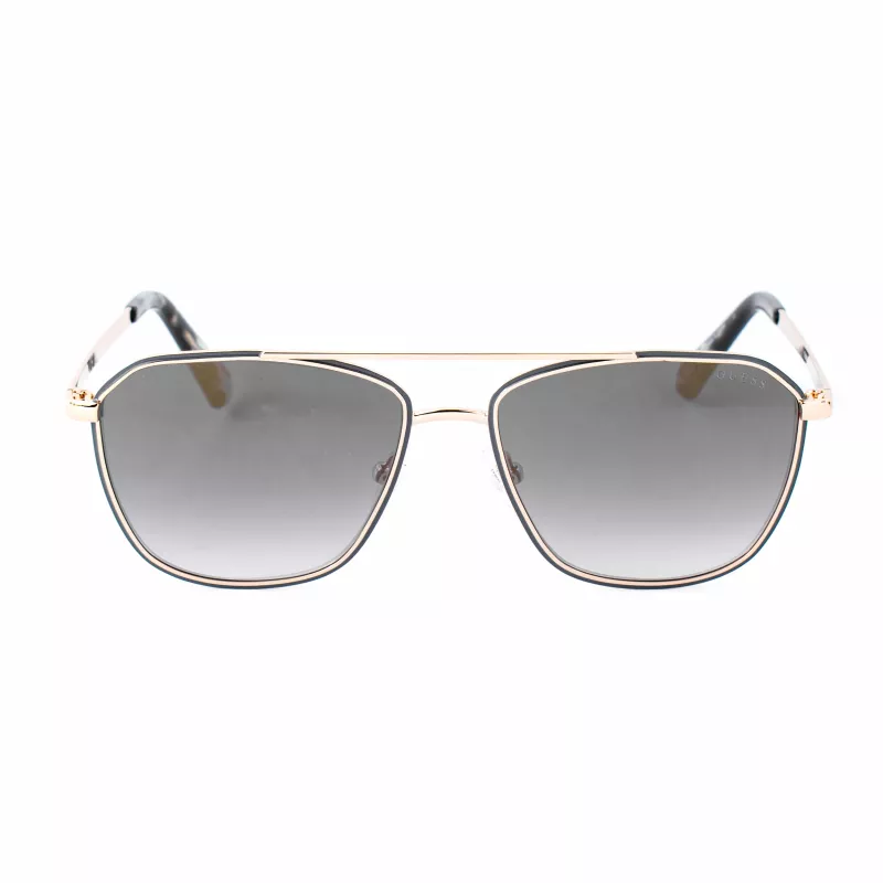 GUESS Akiniai GU00147-5633C Havana/Rudi Kvadratiniai Acetatiniai Vyriški