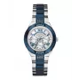 GUESS W0413L1 Moteriškas analoginis kvarcinis laikrodis 35,5 mm nerūdijantis plienas sidabrinis