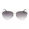 GUESS Moteriški Drugelio/Katinės Akies Akiniai Nuo Saulės GF6171-32B Blizgantys Juodi Dūminiai Gradientiniai 60 mm