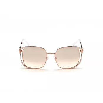 GUESS moteriški drugelio / katės akies akiniai nuo saulės GU7626-5828U Havana/Brown Gradient 58mm