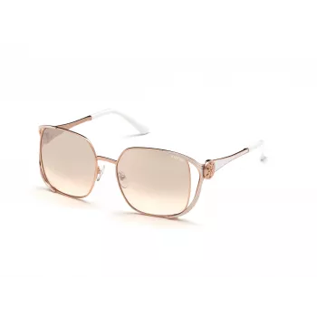 GUESS moteriški drugelio / katės akies akiniai nuo saulės GU7626-5828U Havana/Brown Gradient 58mm