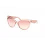 GUESS moteriški drugelio formos akiniai nuo saulės GU00130-6157U, Havana rėmelis su rudais lęšiais