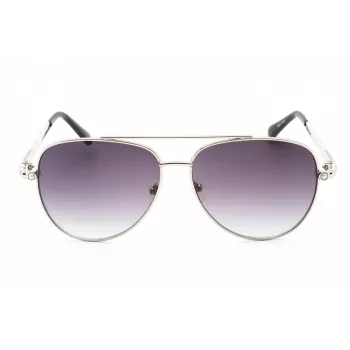 GUESS moteriški katinų akies akiniai nuo saulės GF0356-10B Gold/Havana Brown Gradient 59mm