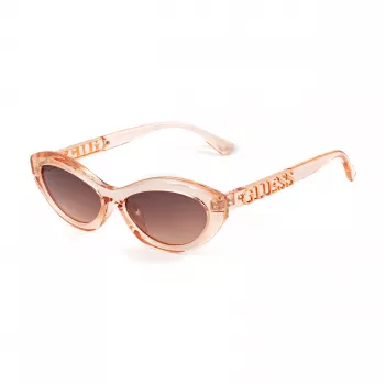 GUESS Moteriški katinėlio formos akiniai nuo saulės GO00070-5572F Havana/Ruda