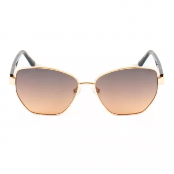 GUESS Moteriški katinuko akies formos akiniai nuo saulės GU00102-5632F Havana Brown Gradient 56mm