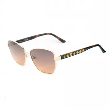 GUESS Moteriški katinuko akies formos akiniai nuo saulės GU00102-5632F Havana Brown Gradient 56mm