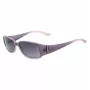 GUESS moteriški katės akies akiniai nuo saulės GU7121PUCLR35 violetiniai skaidrūs acetatas 53mm
