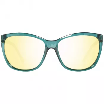 GUESS Moteriški katės akies formos akiniai nuo saulės GU7308-60S18 Brown Havana