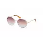 GUESS moteriški kvadratiniai saulės akiniai GU7842S5833F, Havana rėmelis, rudas gradientas, 58 mm