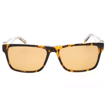 GUESS Moteriški stačiakampiai acetatiniai akiniai nuo saulės GU00074-53E Havana Brown Gradient 55mm