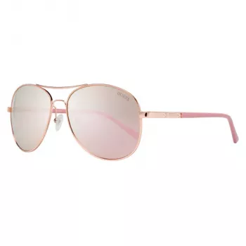 GUESS moteriški akiniai nuo saulės GF0295-28U Havana Butterfly Acetate rėmelis rudi gradientiniai lęšiai 60/17/135 mm