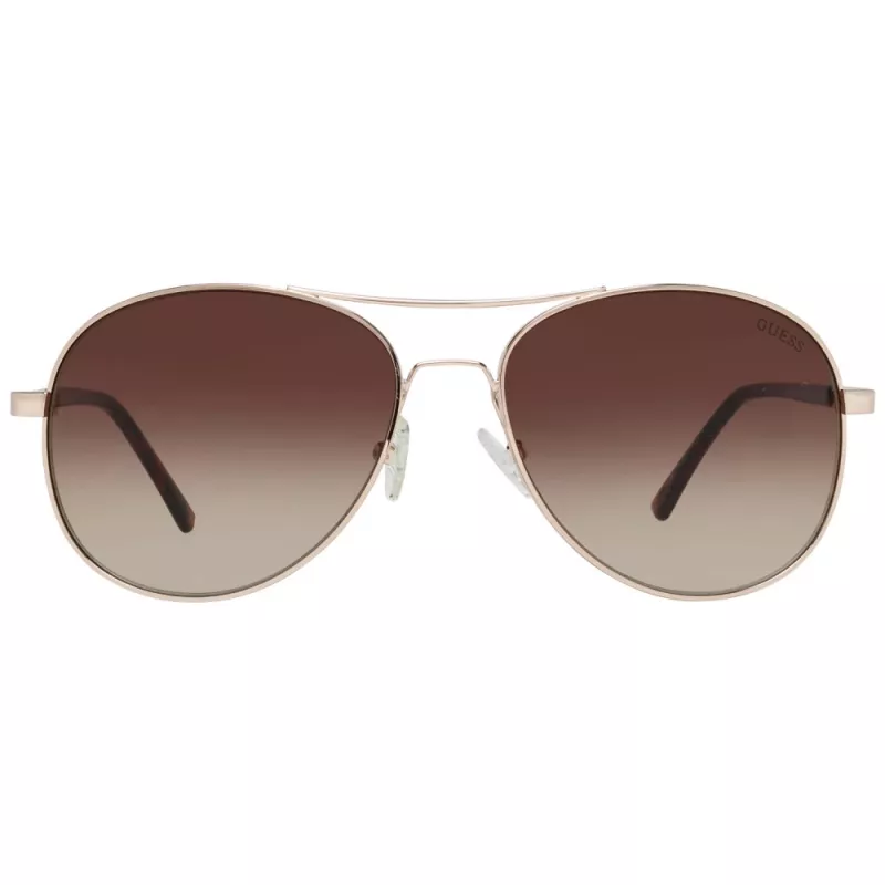 Guess moteriški akiniai nuo saulės GF0295-33F Brown Havana Butterfly 60mm