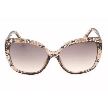 GUESS moteriški akiniai nuo saulės GF0383-45F Drugelio formos Havana Acetatas 57mm