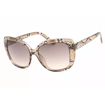 GUESS moteriški akiniai nuo saulės GF0383-45F Drugelio formos Havana Acetatas 57mm