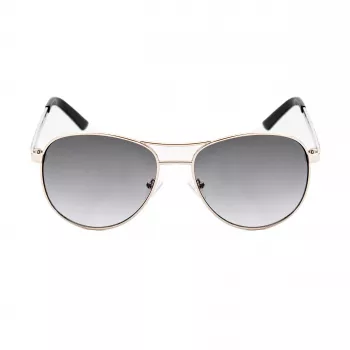 Guess moteriški akiniai nuo saulės GF0408-6132B Havana kvadratinis rėmelis rudi gradientiniai lęšiai 61 mm