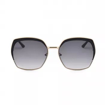 Guess moteriški akiniai nuo saulės GF0410-5932B, Havana rudo acetato rėmelis, rudi gradientiniai lęšiai, 59 mm