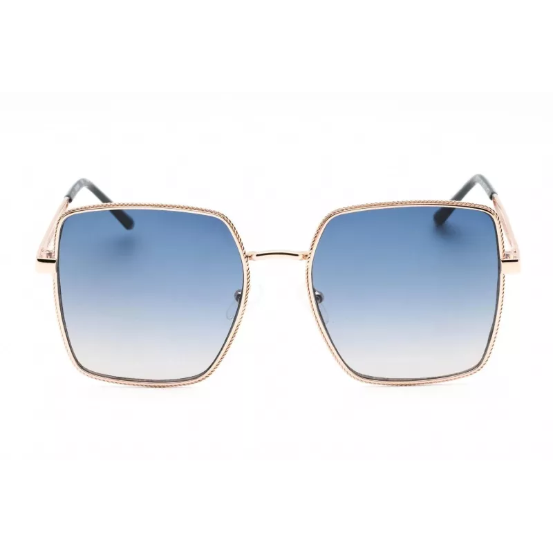 Moteriški „Guess“ akiniai nuo saulės GF0419-28W, Havana acetato rėmelis, rudi gradientiniai lęšiai, 58 mm