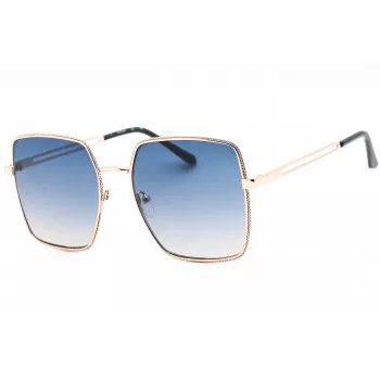 Moteriški „Guess“ akiniai nuo saulės GF0419-28W, Havana acetato rėmelis, rudi gradientiniai lęšiai, 58 mm