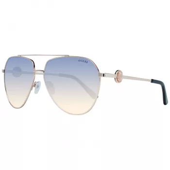 Moteriški Guess akiniai nuo saulės GF6140-32W Auksiniai/Rudi Drugelis 62mm