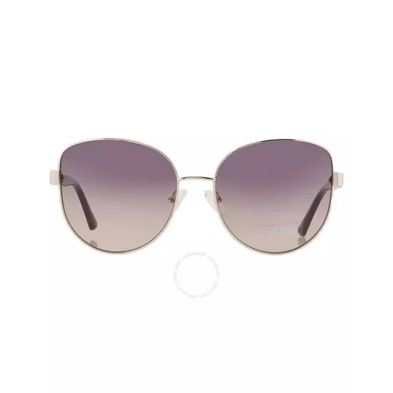 GUESS Moteriški Akiniai Nuo Saulės GF6172-5932B Havana Brown Gradient Butterfly