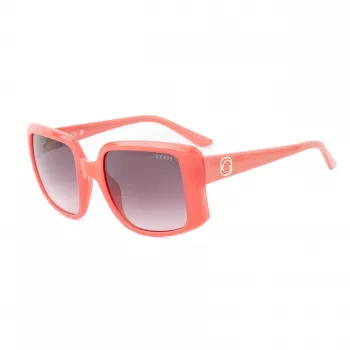 GUESS Moteriški Akiniai Nuo Saulės GU00097-5372F – Blizgantis Juodas Rėmelis, Gradientiniai Dūminiai Stiklai, 53 mm