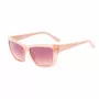 GUESS Moteriški Akiniai Nuo Saulės GU00098-5557F Havana Acetato Kvadratinis Rėmas Rudi Gradientiniai Lęšiai 55/14/135 mm