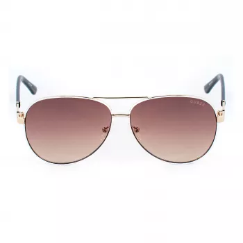 GUESS moteriški akiniai nuo saulės GU00173-6021F Shiny Black Smoke Gradient 60mm