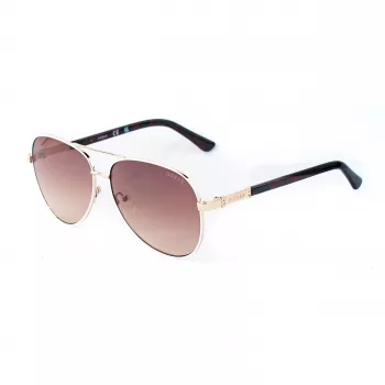 GUESS moteriški akiniai nuo saulės GU00173-6021F Shiny Black Smoke Gradient 60mm