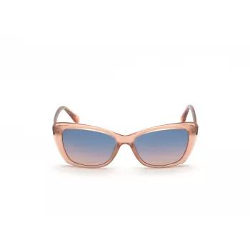 GUESS moteriški akiniai nuo saulės GU7774-5574W Brown Havana Square Frame 55mm
