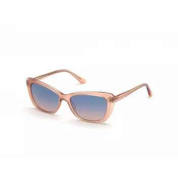 GUESS moteriški akiniai nuo saulės GU7774-5574W Brown Havana Square Frame 55mm