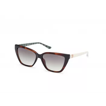 Moteriški GUESS akiniai nuo saulės GU7919-5852P – kvadratinis rėmelis, poliarizuoti dūminiai stiklai, 58 mm