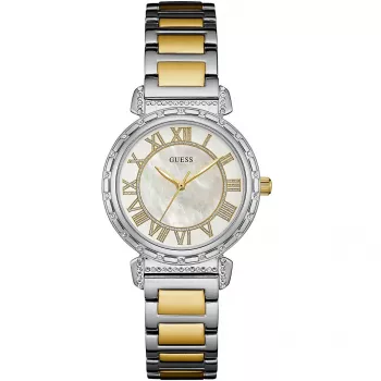 GUESS W0831L3 Chelsea Moterų Laikrodis Rožinio Aukso Spalvos Nerūdijančio Plieno 34mm