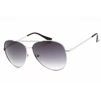 GUESS Women Sunglasses GF0399-01B Juodas plastikinis rėmelis Pilki polikarbonato lęšiai 62mm