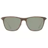 Hackett London HSB86311255 vyriški akiniai nuo saulės – blizgantis juodas rėmelis, pilki lęšiai, 55 mm
