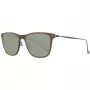 Hackett London HSB86311255 vyriški akiniai nuo saulės – blizgantis juodas rėmelis, pilki lęšiai, 55 mm