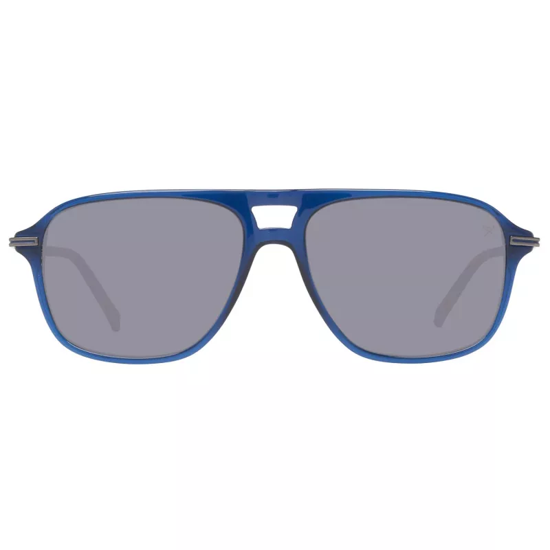 HACKETT MAN HSB86568356 Akiniai 56/16/140 mm Juodas acetato rėmelis, pilki polikarbonato lęšiai, UV400