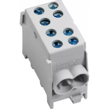 Hager KH35L DIN bėgelis, cinkuotas plienas, 1000 mm, perforuotas, 35 x 7.5 mm