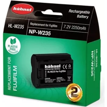 Hähnel HL-W235 ličio jonų baterija Fujifilm fotoaparatams (2250 mAh, 7,2 V, 16,2 Wh, NP-W235 pakaitinė) 10002067