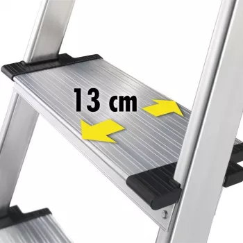HAILO L80 ComfortLine buitinės kopėčios, aliuminės, 6 pakopų