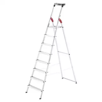 HAILO L60 StandardLine aliumininės 8 pakopų buitinės kopėčios